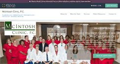 Desktop Screenshot of mcintoshclinic.com